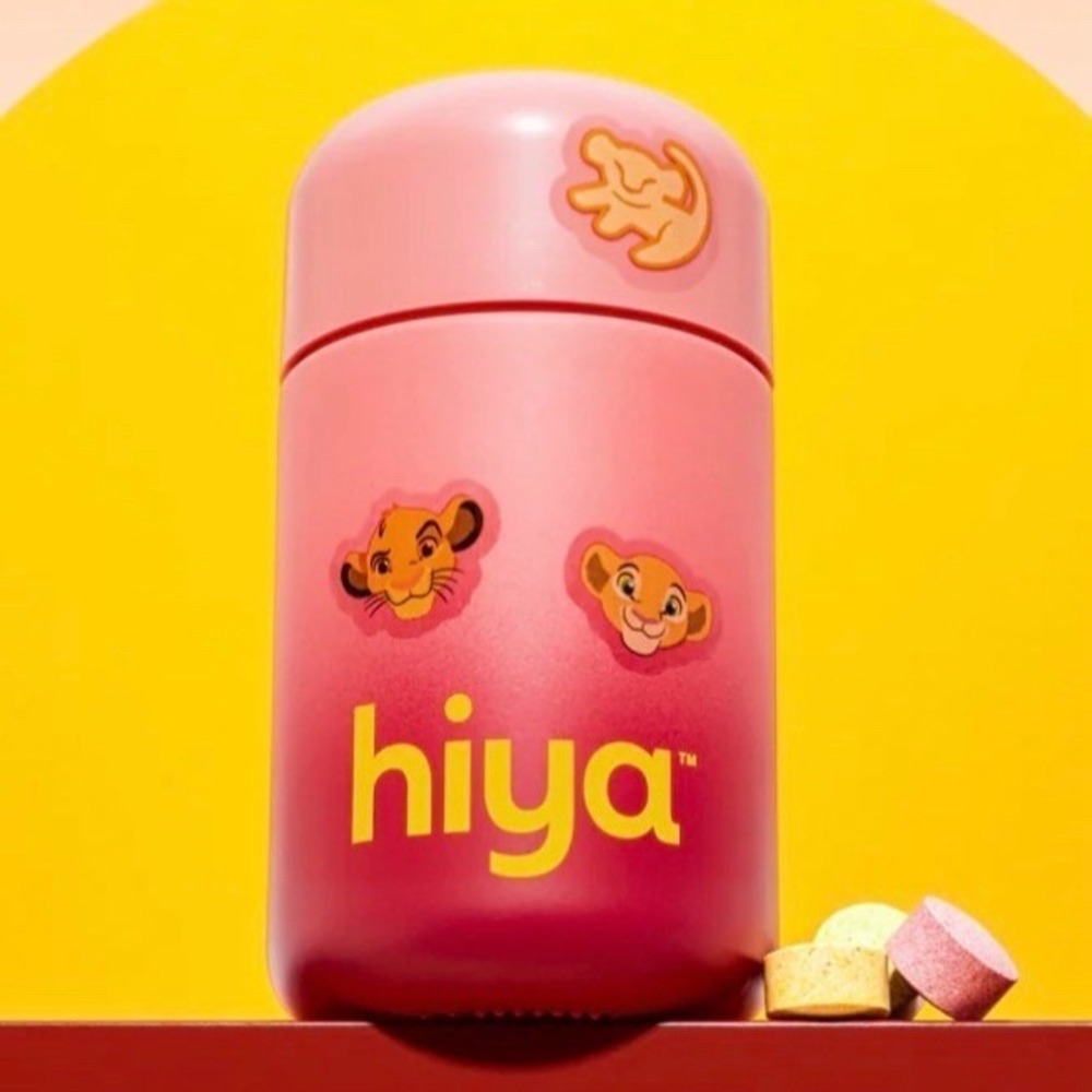 Hiya‎ x Disney Lion King Refillable Vitamin Jar + Sticker Pack Gift Box limited
